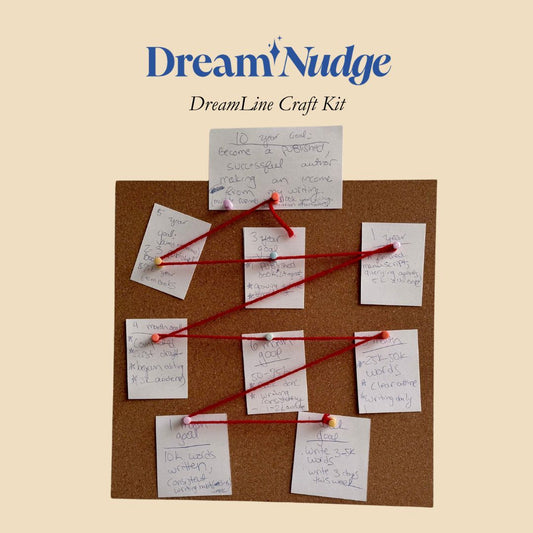The DreamNudge DreamLine Craft Kit — A Cozy At-Home Goal Mapping Night for One or Many