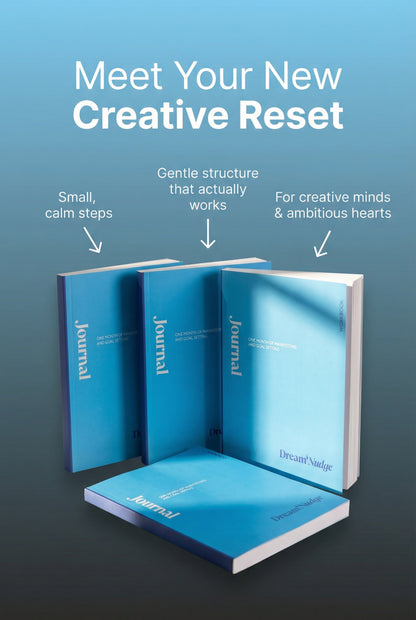 ADHD Goal Setting Journal | 31-Day Guided Journal for Creatives & Neurodivergent Minds | DreamLine Goal Mapping | Physical Book