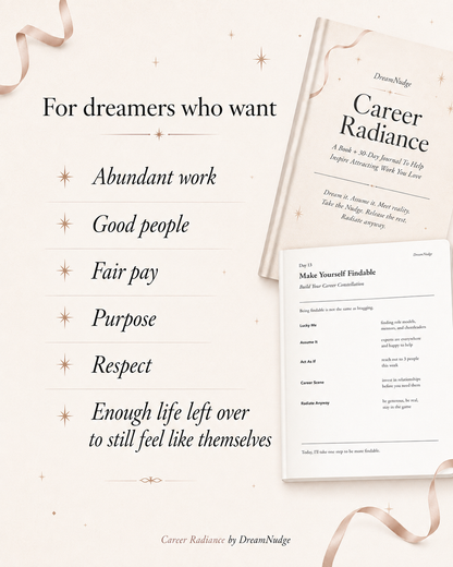 Job Search Planner & Career Workbook | 30-Day Manifestation Journal + Application Tracker