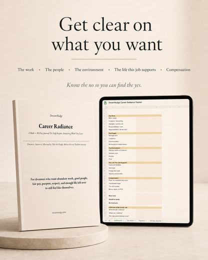 Job Search Planner & Career Workbook | 30-Day Manifestation Journal + Application Tracker